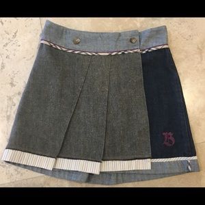 Girls BURBERRY wrap skirt